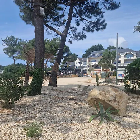 Guidel-Plages Studio Lumineux Balcon Vue Mer & Piscine Exterior photo