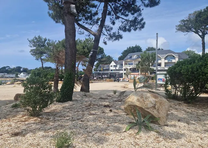 Guidel-Plages Studio Lumineux Balcon Vue Mer & Piscine